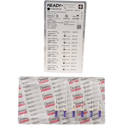 Dentsply Maillefer READYSTEEL FlexoFile #10, 31mm, Purple, Sterile, 6/Pk, 6831031 thumbnail 14