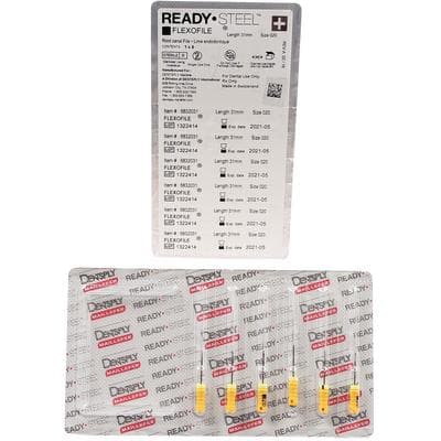 Dentsply Maillefer READYSTEEL FlexoFile #20, 31mm, Yellow, Sterile, 6/Pk, 6832031 thumbnail 13