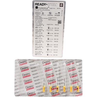 Dentsply Maillefer READYSTEEL FlexoFile #22 (Yellow/Orange), 31mm, Sterile, 6/Pack, 6832231 thumbnail 9