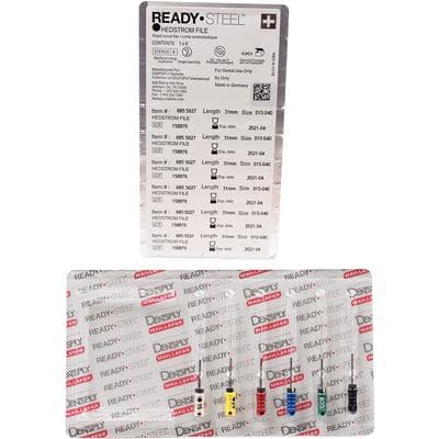 Ready-Steel Sterile Hedstrom Files, Stainless Steel, 31 mm, #15-40 Assorted, 6/Pk, 6855027 thumbnail 10