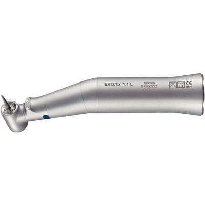 Bien-Air EVO.15 Classic E-Type Contra Angle 1:1L Low Speed Electric Handpiece, Push Button, Fiber Optic, 1600939-001 thumbnail 3