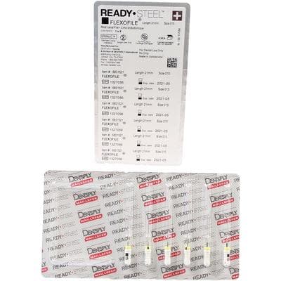 Dentsply Maillefer READYSTEEL FlexoFile #15, 21mm, Sterile, White, 6/Pk, 6831521 thumbnail 12