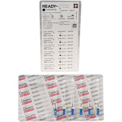 Dentsply Maillefer READYSTEEL FlexoFile #32, 25mm, Blue/Orange, Sterile, 6/Pack (6833225) thumbnail 10
