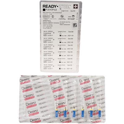 Dentsply Maillefer READYSTEEL FlexoFile #60 (Blue), 21mm, Stainless Steel, Sterile, 6/Pk, 6836021 thumbnail 11