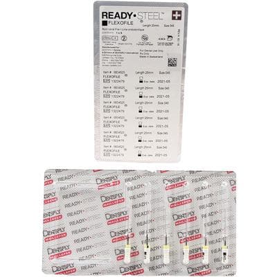 Dentsply Sirona Maillefer READYSTEEL FlexoFile #45, 25mm, Sterile, White, 6/Pack, 6834525 thumbnail 11