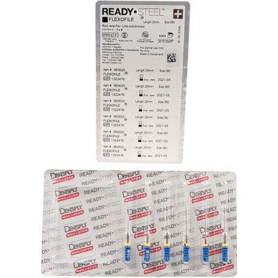 Dentsply Maillefer READYSTEEL FlexoFile #60 (Blue), 25mm, Sterile, Pack of 6, 6836025 thumbnail 10