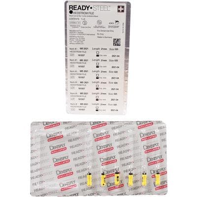 Ready-Steel Sterile Hedstrom File, Stainless Steel, 21 mm, #20, Yellow, 6/Pk, 6852021 thumbnail 11