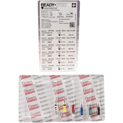 Ready-Steel Sterile Hedstrom Files, Stainless Steel, 25 mm, #15-40 Assorted, 6/Pk, 6855024 thumbnail 10