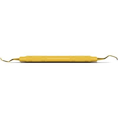 XP Universal Curettes, #13/14 McCall, Double End, EagleLite Yellow Resin Handle, 3/8" (9.5mm), AECM13-14XPX thumbnail 7