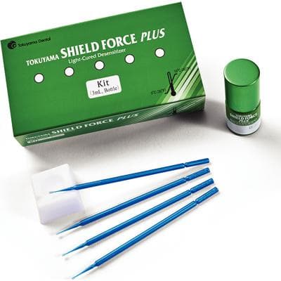 Tokuyama Shield Force Plus Desensitizer Kit, Light-Cured, 3 mL Bottle, 25 Applicators, 1/Pk, 15111 thumbnail 10