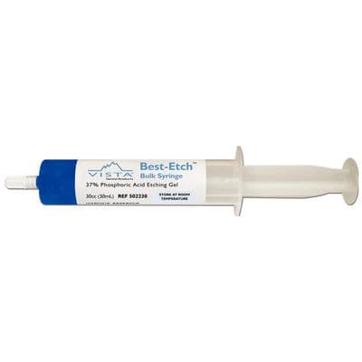 Best-Etch 37% Phosphoric Acid Etch Gel, High Viscosity, Blue, Bulk Syringe Refill, 30 mL, 1/Pk, 502230 thumbnail 15