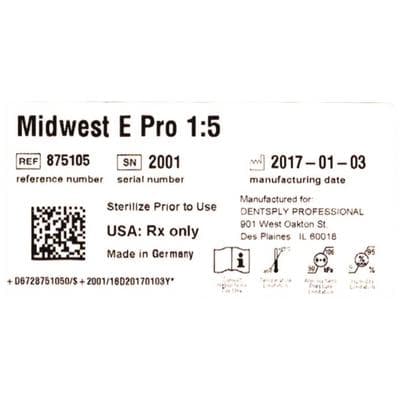 Midwest E Pro 1:5 Fiber-Optic High Speed Attachment, 875105 thumbnail 6