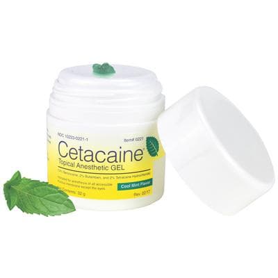 Cetacaine Topical Anesthetic Gel, Cool Mint, 32 g Pump-Top Jar, 0221 thumbnail 16