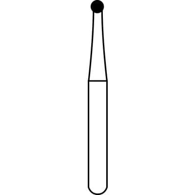 Alpen SteriX Sterile Carbide Burs, RA (Right Angle), Round #4, 1.4 mm Diameter, 10/Pk, RS200004 thumbnail 4