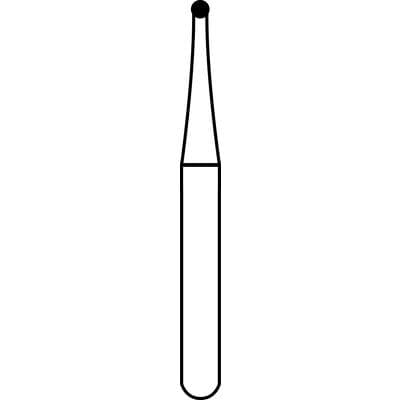 Alpen® SteriX Sterile Carbide Burs, FG Round #2, 1.0 mm Diameter, 50/Pkg thumbnail 2
