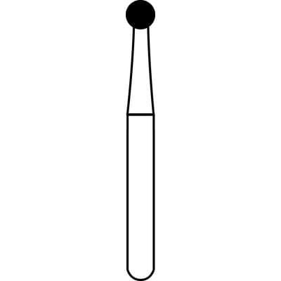 Alpen SteriX Sterile Carbide Bur, FG, Round #8, 2.3 mm Head Diameter, 50/Pack, RS100008B thumbnail 2