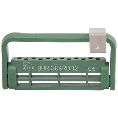 Zirc Steri-Bur Guard 12-Hole Bur Holder, Green, Adjustable, Autoclavable, 50Z406D, 1/Pk thumbnail 13