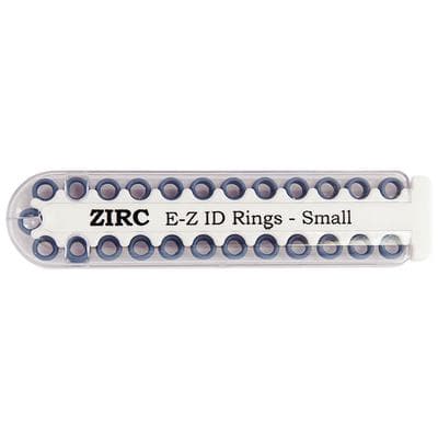 Zirc E-Z ID Rings, Small, Blue, 1/8" Diameter, Refill Pack, 25/Pkg, 70Z100-B thumbnail 7