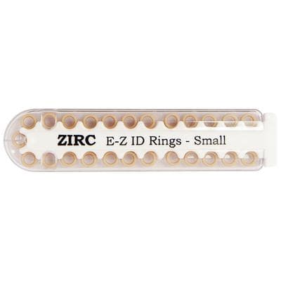 Zirc E-Z ID Instrument Rings, Small, 1/8", Beige, Silicone, Autoclavable, 25/Pkg, 70Z100G thumbnail 7