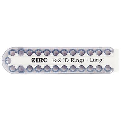 Zirc E-Z ID Instrument Rings, Large, Blue, 25/Pkg, 70Z200B thumbnail 8