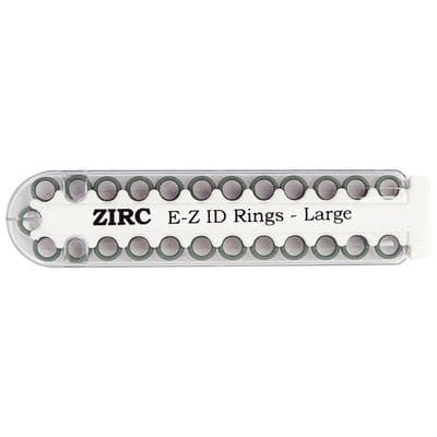 Zirc E-Z ID Rings, Large, Green, 1/4", 25/Pack, 70Z200D thumbnail 6