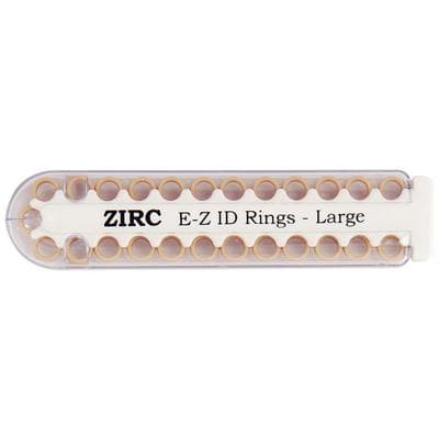 Zirc E-Z ID Instrument Rings, Large, Beige, 1/4", 25/Pack, 70Z200-G thumbnail 7