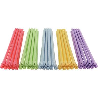 BeeSure Rainbow Saliva Ejectors, Assorted Colors, Latex-Free, 500/Box, BE206 thumbnail 27