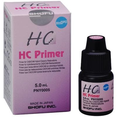Shofu HC Primer Bonding Agent for Hybrid Ceramic CAD/CAM Blocks & Disks, 5 mL Bottle, 1/Pk, Y0005 thumbnail 6