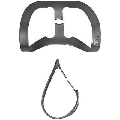 Hu-Friedy Black Line Rubber Dam Clamp #212, Wingless, Anterior, RDCM212X thumbnail 7