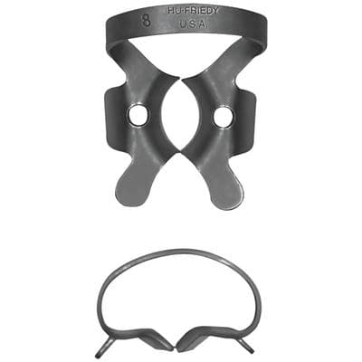 Hu-Friedy Black Line Rubber Dam Clamp #8, Winged, Upper Molars, RDCM8X thumbnail 8