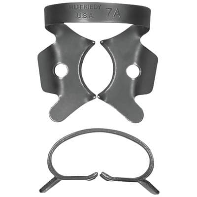 Hu-Friedy Black Line Rubber Dam Clamp #7A, Winged, Large Lower Molars, RDCM7AX thumbnail 7