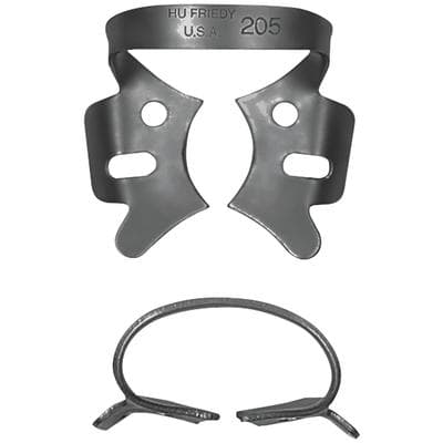 Hu-Friedy Black Line Rubber Dam Clamp #205, Winged, Large Upper Molars, 1 Each, RDCM205X thumbnail 5