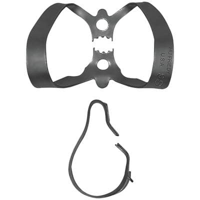 Hu-Friedy Black Line Rubber Dam Clamp #9S, Anterior, Winged, RDCM9SX thumbnail 8