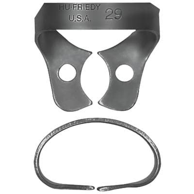 Hu-Friedy Black Line Rubber Dam Clamp #29, Wingless, Lower Premolars, RDCM29X thumbnail 7