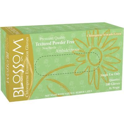 Blossom Avocado Green Chloroprene Powder-Free Exam Gloves, Large, 100/Box thumbnail 11