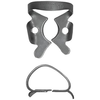 Hu-Friedy Black Line Rubber Dam Clamp #10, Winged Molar, Small Upper Left/Lower Right Molars, RDCM10X thumbnail 7