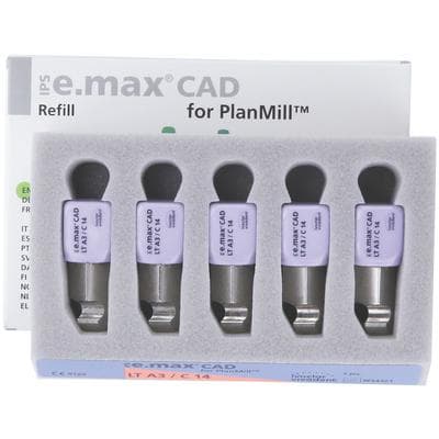IPS e.max CAD PlanMill Blocks, Low Translucency, Shade A3, Size C14, 5/Box thumbnail 11