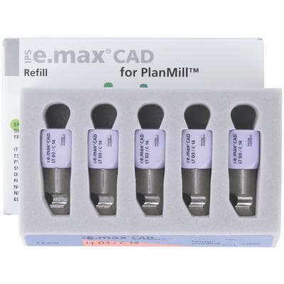 IPS e.max CAD PlanMill LT D3 C14 Milling Blocks, Low Translucency, Shade D3, 5/Box thumbnail 11