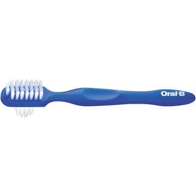 Oral-B Denture Brush, Dual Head, 35 Tuft, Blue Handle, 6/Box, 80310196 thumbnail 20