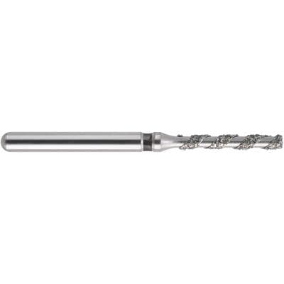 Midwest Once® Helical Single Use Diamond Bur – FG, Super Coarse, Flat End Cylinder, #837-012, 1.2 mm Diameter, 8.0 mm Length, 25/Pkg thumbnail 2