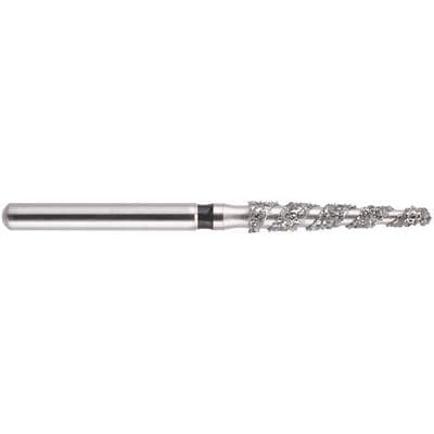 Midwest Once® Helical Single Use Diamond Bur – FG, Super Coarse, Cone, #855-014, 0.6 mm Diameter, 1.4 mm Length, 25/Pkg thumbnail 2