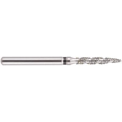Midwest Once® Helical Single Use Diamond Bur – FG, Super Coarse, Flame, #863-012, 1.0 mm Diameter, 1.2 mm Length, 25/Pkg thumbnail 2