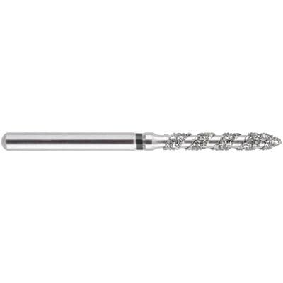 Midwest Once® Helical Single Use Diamond Bur – FG, Super Coarse, Cylinder, #886-012, 1.0 mm Diameter, 1.2 mm Length, 25/Pkg thumbnail 2