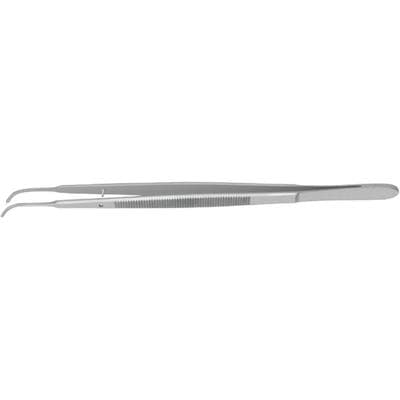 Hu-Friedy Gerald Tissue Pliers, 1x2, Curved, 7 in, Stainless Steel, 119318 thumbnail 6