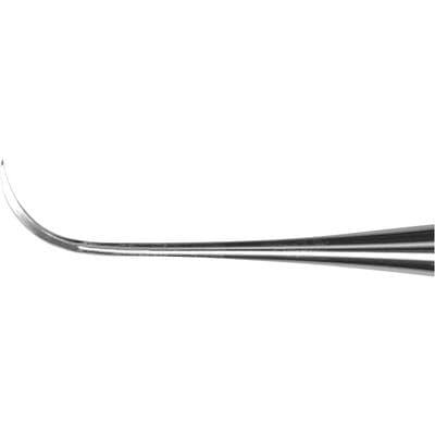 American Eagle Nebraska 128 Sickle Scaler, Single-End, Anterior, EagleLite Resin Handle, 3/8", Orange, AESN128X, 1/Pk thumbnail 11