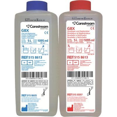 Carestream GBX Developer & Fixer Replenisher Twin Pack, 2 x 37 oz (Makes 5 L Each), 5158613 thumbnail 11