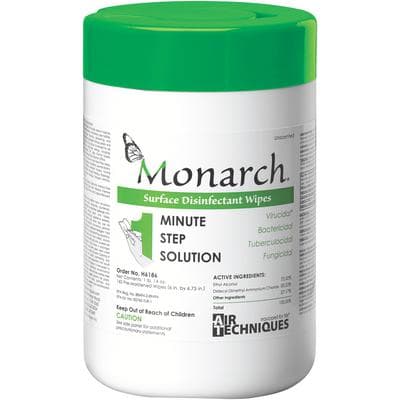 Monarch Surface Disinfectant Wipes, 6" x 6.75", 160/Canister, H6186 thumbnail 13