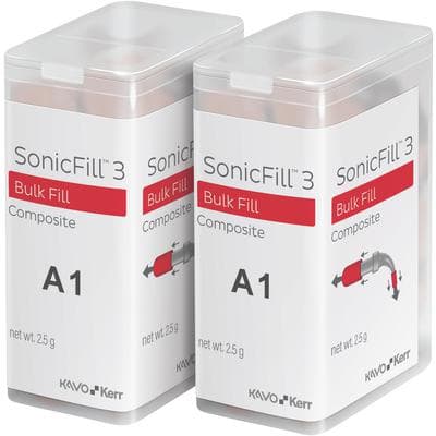 Kerr SonicFill 3 SingleFill Bulk Fill Composite Unidose Refill, Shade A1, 0.25 g Tips, 20/Pack, 36711 thumbnail 20