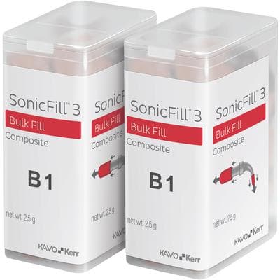 Kerr SonicFill 3 SingleFill Bulk Fill Composite Unidose Refill, B1, 0.25 g, 20/Pk, 36714 thumbnail 19