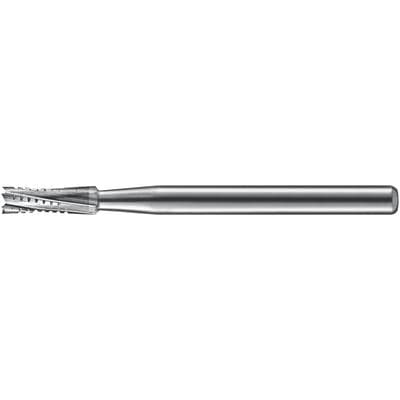 KaVo Kerr Operative Carbide Bur, Friction Grip Short Shank, Straight Flat End Crosscut 6-Flute, #557, 1 mm Diameter, 3.7 mm Length, 100/Pk, FGSS557-KCC thumbnail 8